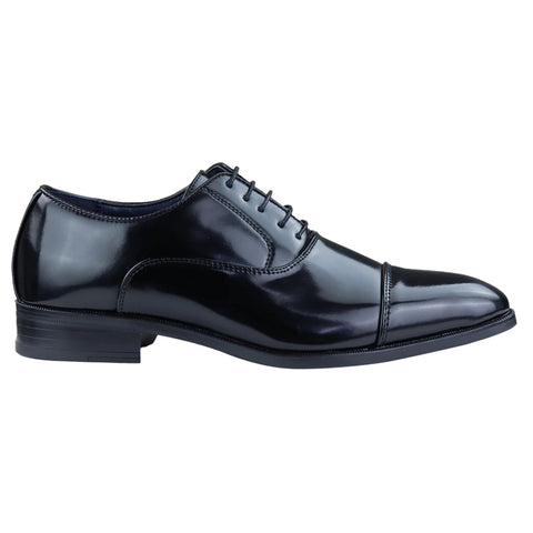 Scarpe Eleganti Marrone Nero da Uomo Con Punta Rotonda TruClothing