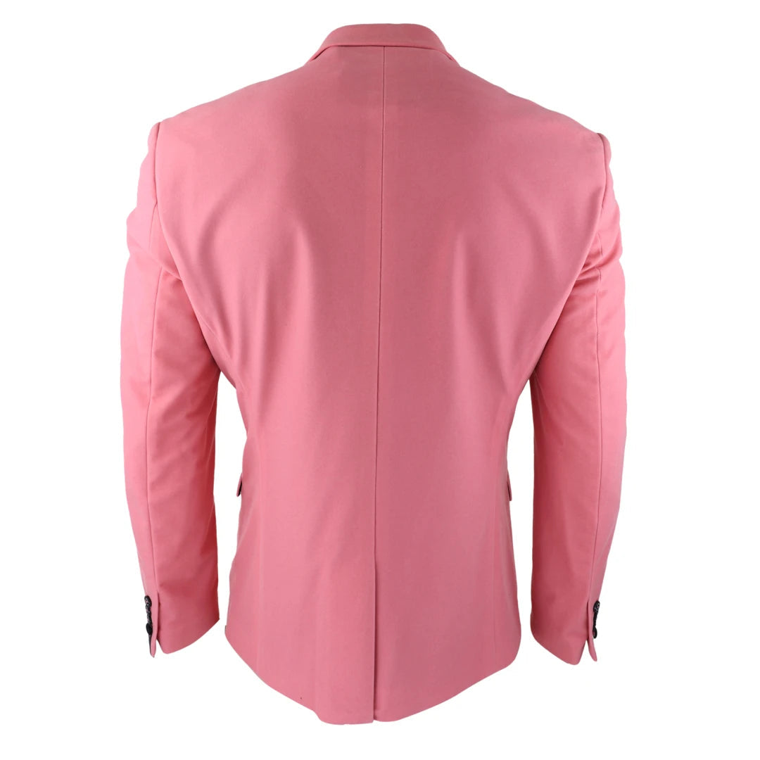 Mens pink sales velvet blazer
