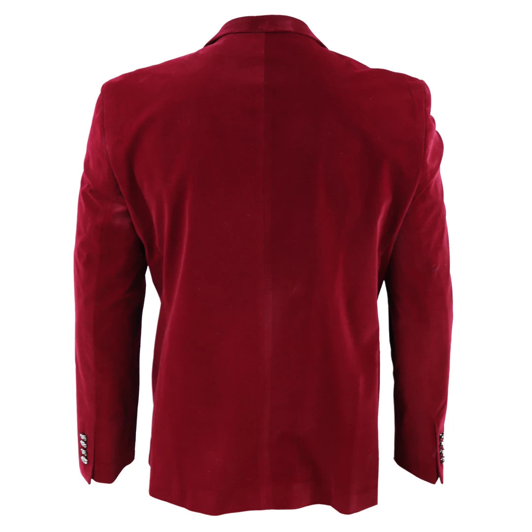 Men's Black Cotton Velvet Jacket | Boggi Milano