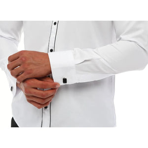 Ecca-wing-stripe_shirt_White_L, Ecca-wing-stripe_shirt_White_M, Ecca-wing-stripe_shirt_White_S, Ecca-wing-stripe_shirt_White_XL, Ecca-wing-stripe_shirt_White_XXL