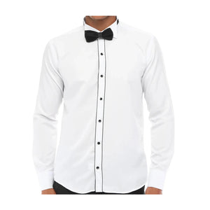Ecca-wing-stripe_shirt_White_L, Ecca-wing-stripe_shirt_White_M, Ecca-wing-stripe_shirt_White_S, Ecca-wing-stripe_shirt_White_XL, Ecca-wing-stripe_shirt_White_XXL