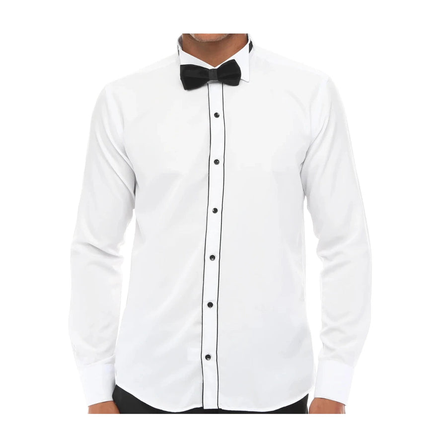 Ecca-wing-stripe_shirt_White_L, Ecca-wing-stripe_shirt_White_M, Ecca-wing-stripe_shirt_White_S, Ecca-wing-stripe_shirt_White_XL, Ecca-wing-stripe_shirt_White_XXL