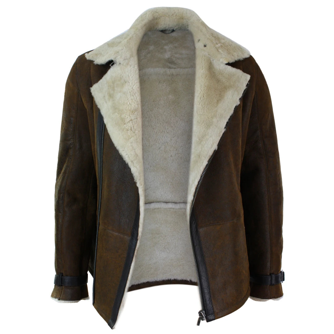 Mens winter 2025 sheepskin coats