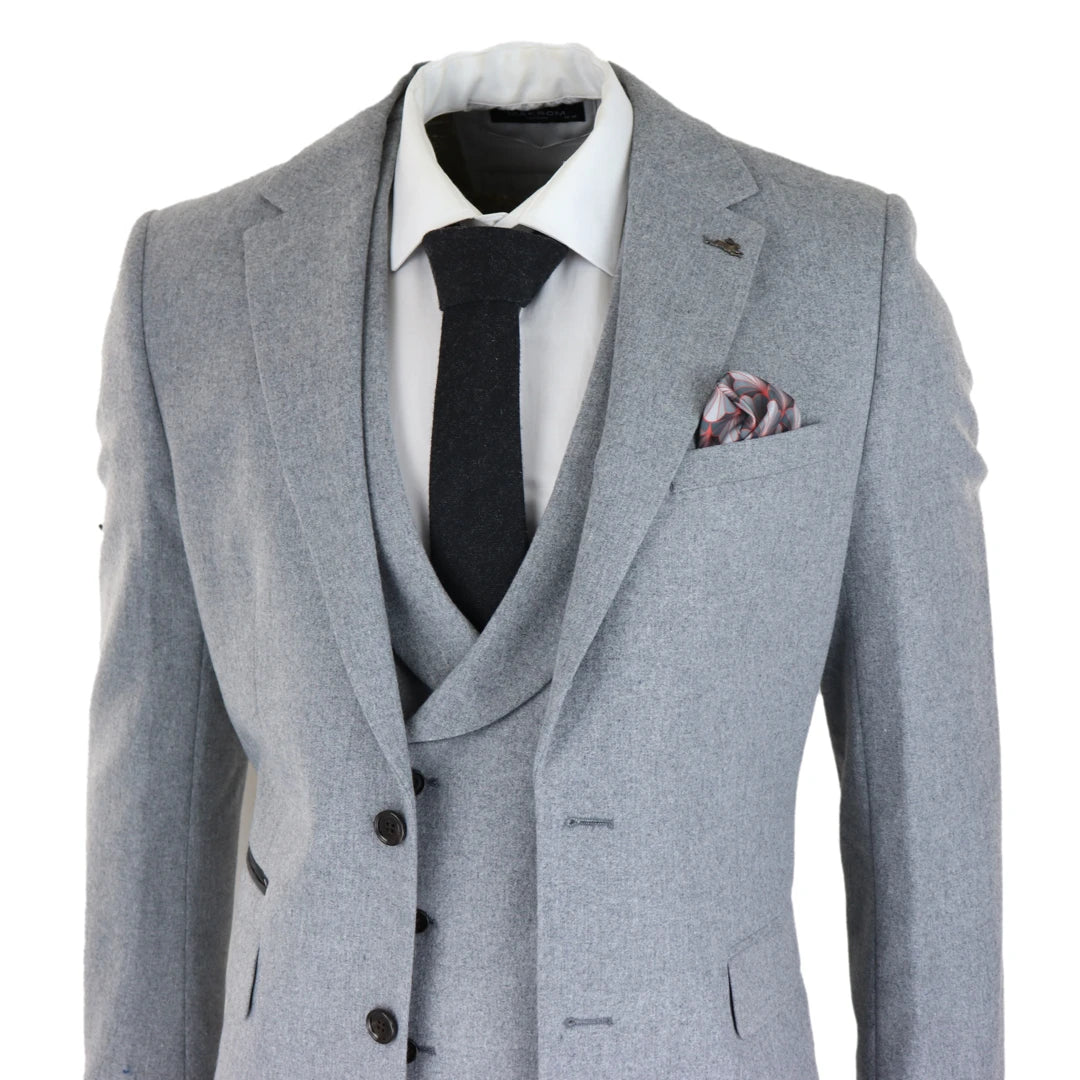 Light grey waistcoat sales suit