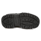 New Rock M-TANK106-C2 Unisex Black 100% Leather Goth Platform Space Shoes-TruClothing