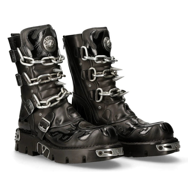 New rock clearance biker boots uk