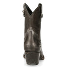 New Rock WSTM006-S1 Black Leather Cowboy Western Pointed Boots Riding Retro-TruClothing