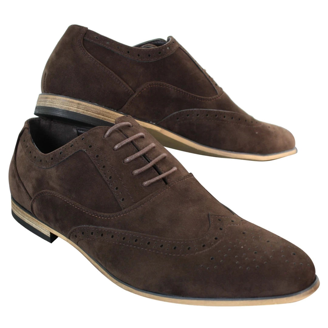 Navy 2025 suede brogues