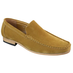 Patron 5588 Mens Smart Casual Slip On Square Suede Shoes Italian-TruClothing