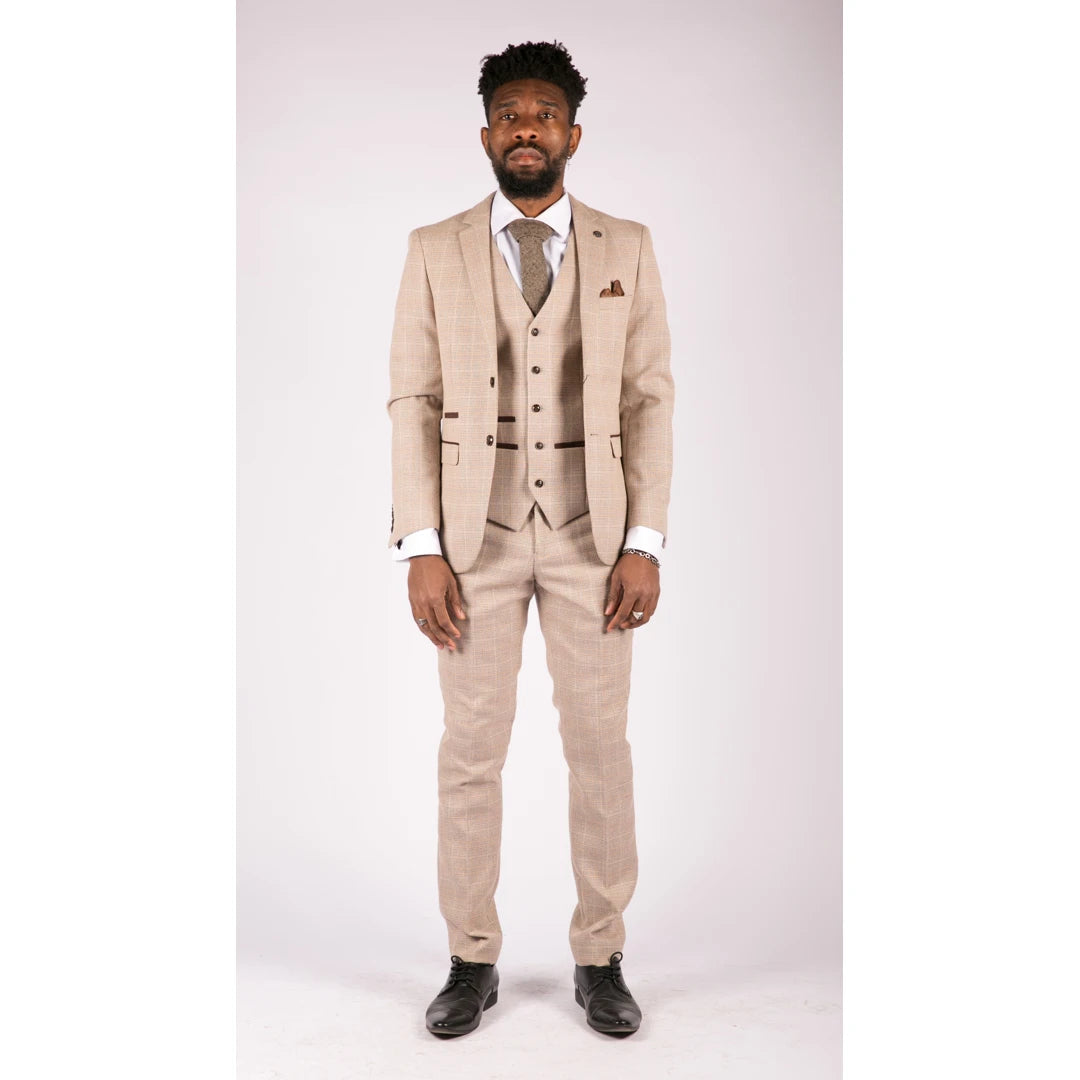 Beige 3 Piece Suits Beige Wedding Suits Cream Tan TruClothing