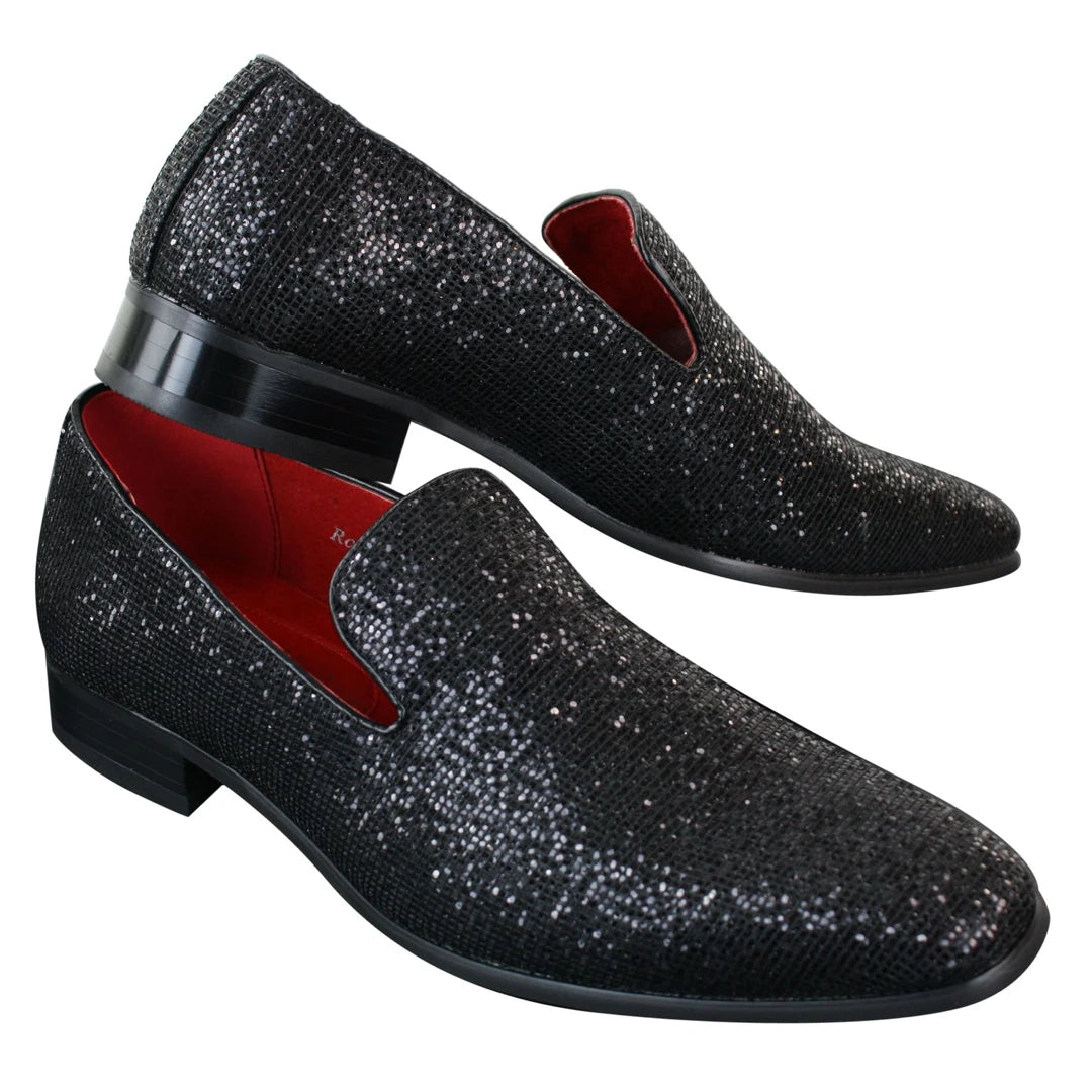 Mens hot sale glitter trainers