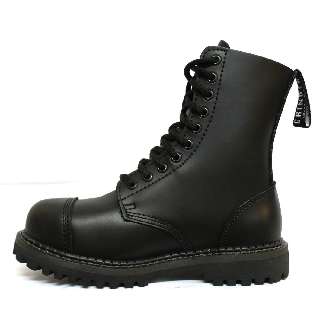 Black steel 2024 toe boots military