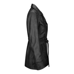 Womens Black Soft Italian Leather Jacket-TruClothing