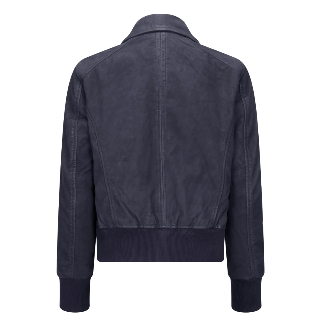 Short black 2025 bomber jacket