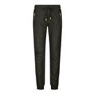 Womens Real Leather Jogger Jeans Trousers Elasticated Casual Retro 1980s-TruClothing