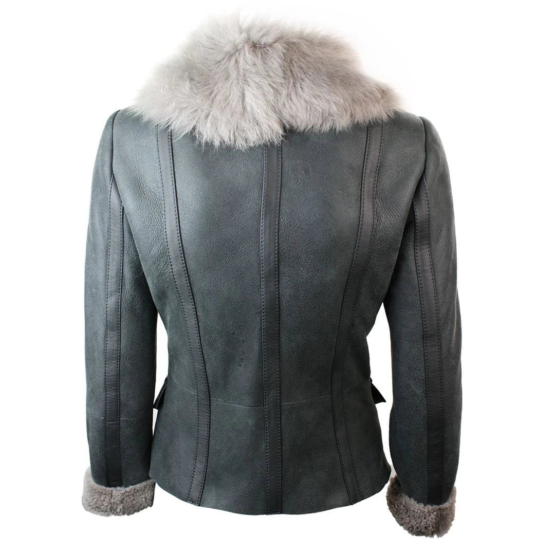 Short 2025 sheepskin jacket