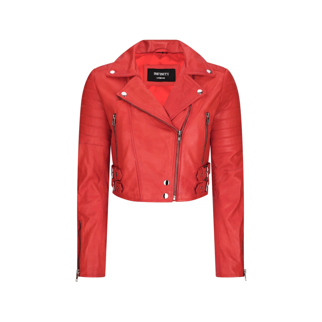 Short biker 2025 jacket womens