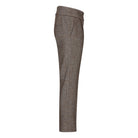 Womens Tweed Trousers 1920s Vintage Blinders Tan Brown Herringbone Tailored Fit-TruClothing