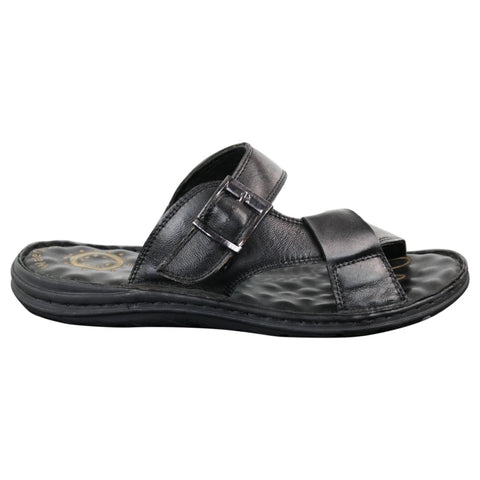 Men s Leather Slip On Mules Sandals Waterproof TruClothing
