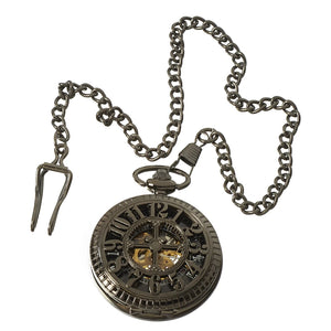 Automatic Mechanical 1920's Blinders Pocket Watch - Black - TruClothing.com - 1