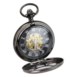 Reloj de bolsillo de los anteojos mecánicos automáticos de 1920 - Negro - TruClothing.com - 2