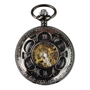 Reloj de bolsillo de los anteojos mecánicos automáticos de 1920 - Negro - TruClothing.com - 4