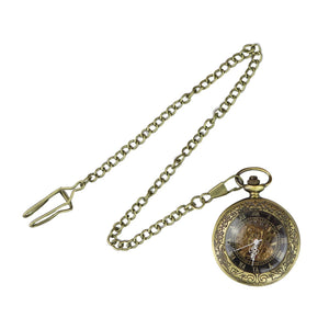 Orologio da Taschino Meccanico Automatico con Numeri Romani Vintage Retro - TruClothing.com - 3