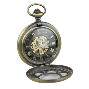 Reloj de bolsillo de los anteojos mecánicos automáticos de 1920 - Dorados - TruClothing.com - 6