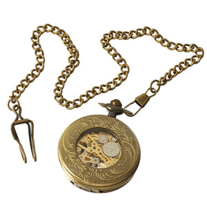 Automatic Mechanical 1920's Blinders Pocket Watch - Gold - TruClothing.com - 7