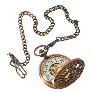 Automatic Mechanical 1920's Blinders Pocket Watch - Pink - TruClothing.com - 7
