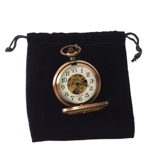Automatic Mechanical 1920's Blinders Pocket Watch - Pink - TruClothing.com - 8