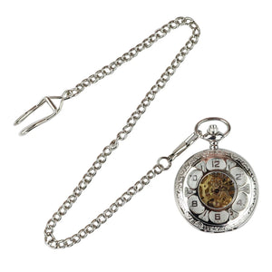 Reloj de bolsillo de los anteojos mecánicos automáticos de 1920 - Plata - TruClothing.com - 11