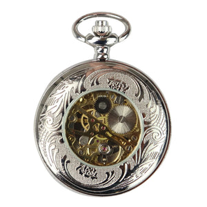 Reloj de bolsillo de los anteojos mecánicos automáticos de 1920 - Plata - TruClothing.com - 9