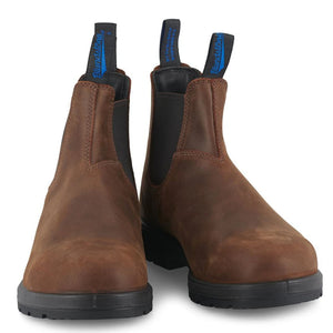 Blundstone 1477 Antique Brown Thermal Leather Chelsea Ankle Boots Retro Vintage - Blundstone - 7