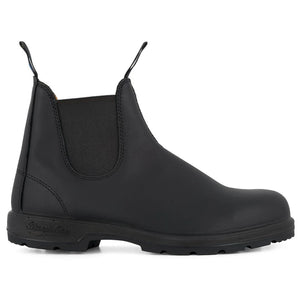 Blundstone 566 Black Thermal Leather Chelsea Boots Black Nubuck Slip On Retro - Blundstone - 1