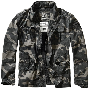 Brandit Vintage Herren Military M65 Kurzer Combat Light Feldjackenparka - Grün - Brandit - 3