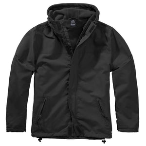 Giacca Brandit 3167 stile Militare Casual con Cappuccio - Nero - Brandit - 6