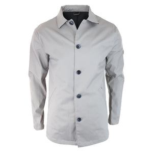 Cavani Fang Men's Mid Length Overcoat Beige Navy - House of Cavani - 1