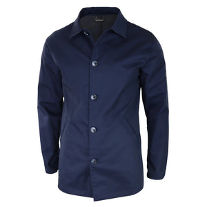 Cavani Fang Men's Mid Length Overcoat Beige Navy - House of Cavani - 10