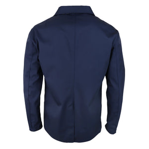 Cavani Fang Men's Mid Length Overcoat Beige Navy - House of Cavani - 14