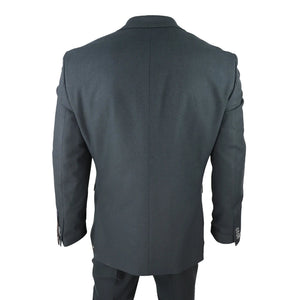 Herren Tweed Olivgrün 3 Teilig Anzug Classic Vintage 1920er Jahre Hochzeit - House of Cavani - 7