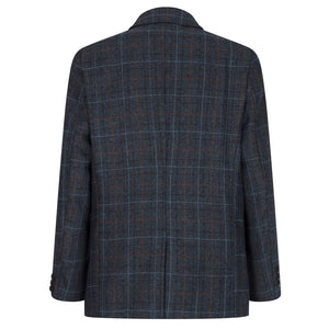 Jungenanzug 3 Teilig Grauer schwarzer Tweed Fischgrät Weinrot, Vintage Retro - Paul Andrew - 4