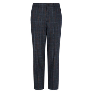 Jungenanzug 3 Teilig Grauer schwarzer Tweed Fischgrät Weinrot, Vintage Retro - Paul Andrew - 7