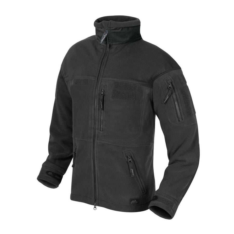 Helikon Infantry Duty Fleece Men's Hunting Jacket Zipped Pockets - Black - TruClothing.com - 1