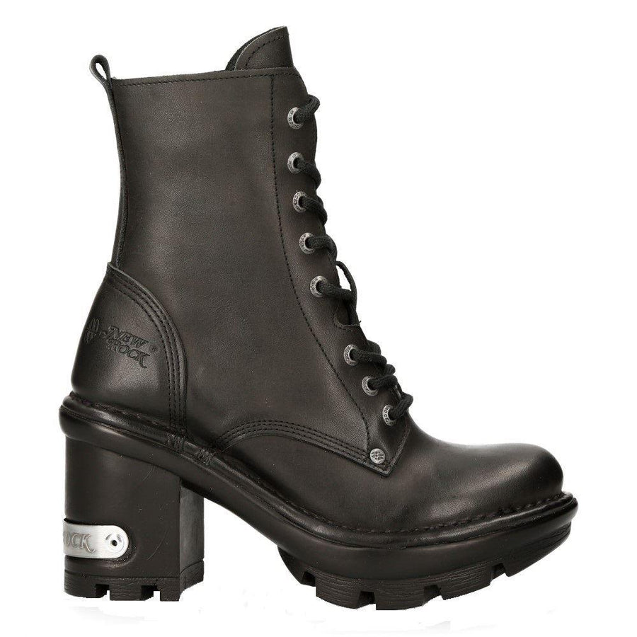 Dame New Rock Cizme cu Platformă Toc Simple Metal Militar Punk Gotic NEWTYRE07X-S1 - New Rock - 1