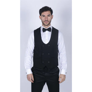 Zweireihige Herrenweste Klassisch Elegant Formell Hochzeit - House of Cavani - 2