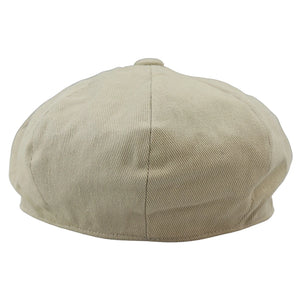 Herren 8 Panel Razor Sommer Hut Cotton Blinders Newsboy Schiebermütze Shelby - Beige - Major - 7