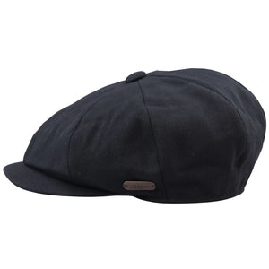 Herren 8 Panel Razor Sommer Hut Cotton Blinders Newsboy Schiebermütze Shelby - Schwarz - Major - 2