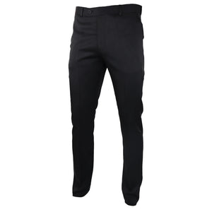 Men's Black Satin Trousers Tuxedo Dinner Suit Smart Formal - TruClothing.com - 2
