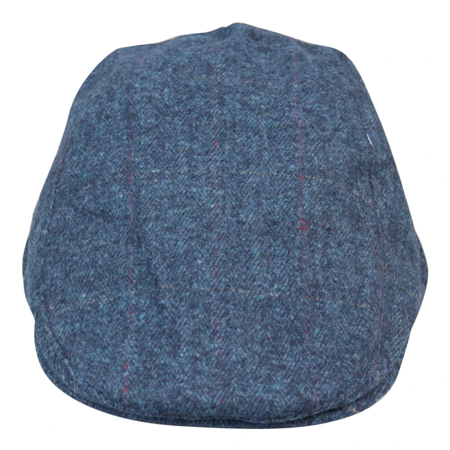 Herren Carnegi Grandad Baker Flat Cap Tweed Klassisch 1920er - House of Cavani - 1